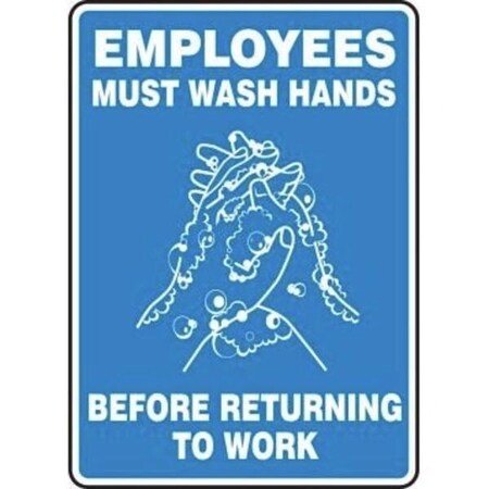 Accuform RESTROOM SIGNS, Accu-Shield, 4 in x 12 in, Mounting Holes MRST534XP